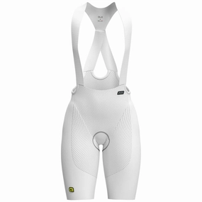 Ale R-EV1 Voltage women bib shorts - White