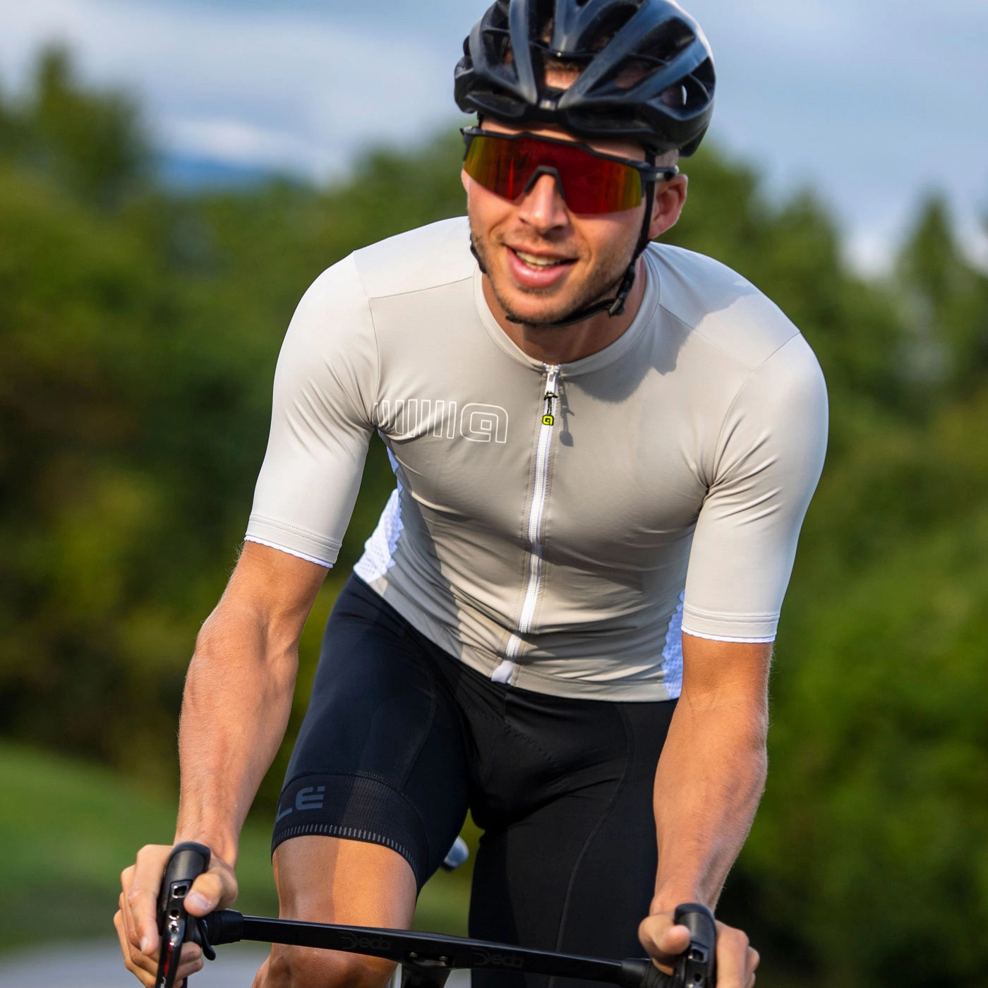 Ale Solid Color Block jersey - Grey