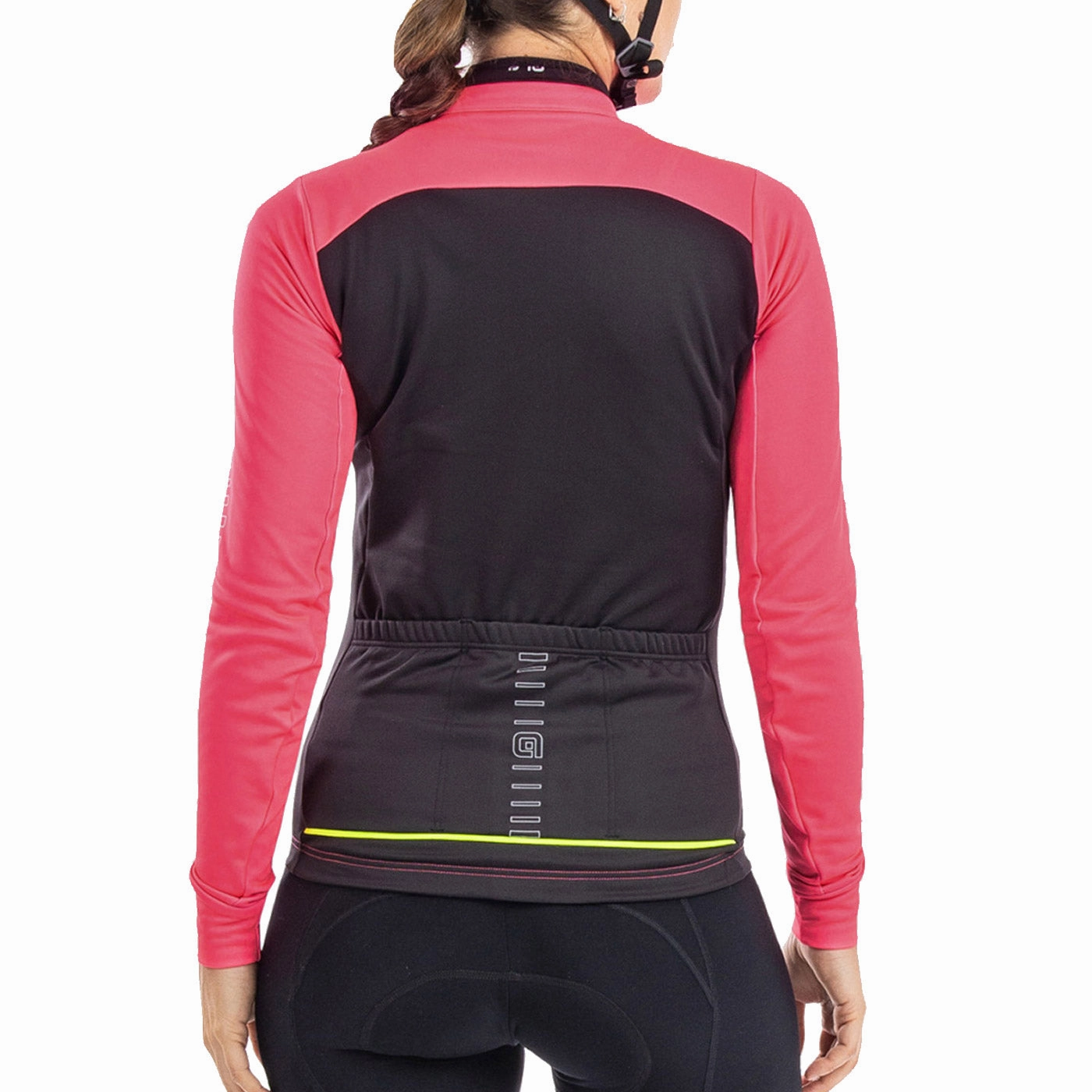 Ale Solid Fondo woman long sleeve jersey - Pink