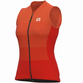 Ale Solid Level women sleeveless jersey - Red