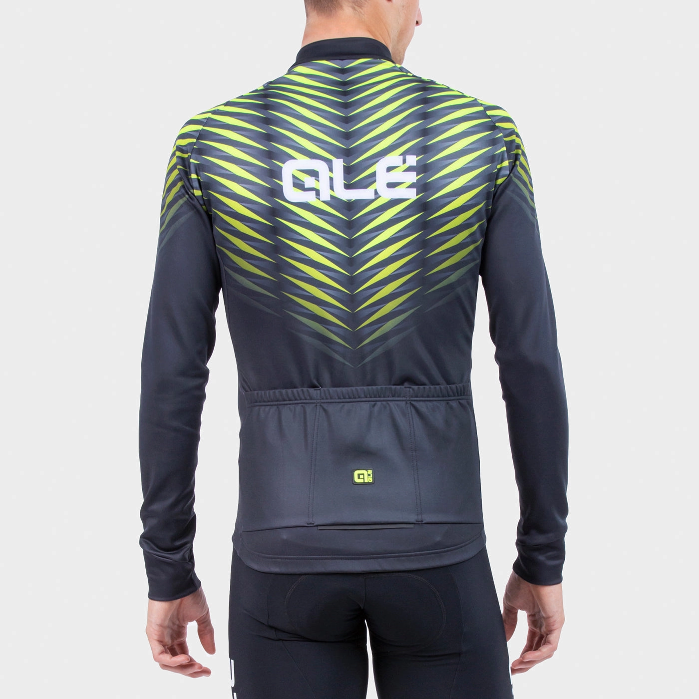 Ale Solid Thorn long sleeve jersey - Black yellow