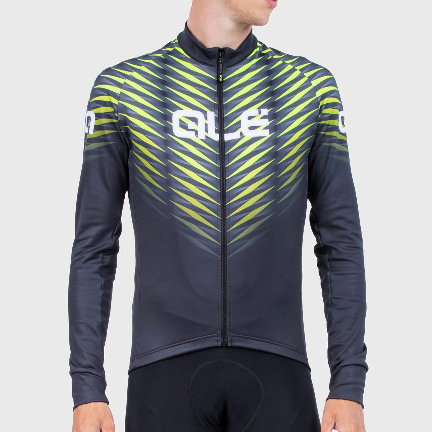 Ale Solid Thorn long sleeve jersey - Black yellow