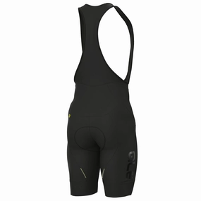 Ale Solid Winter thermal bib shorts - Black