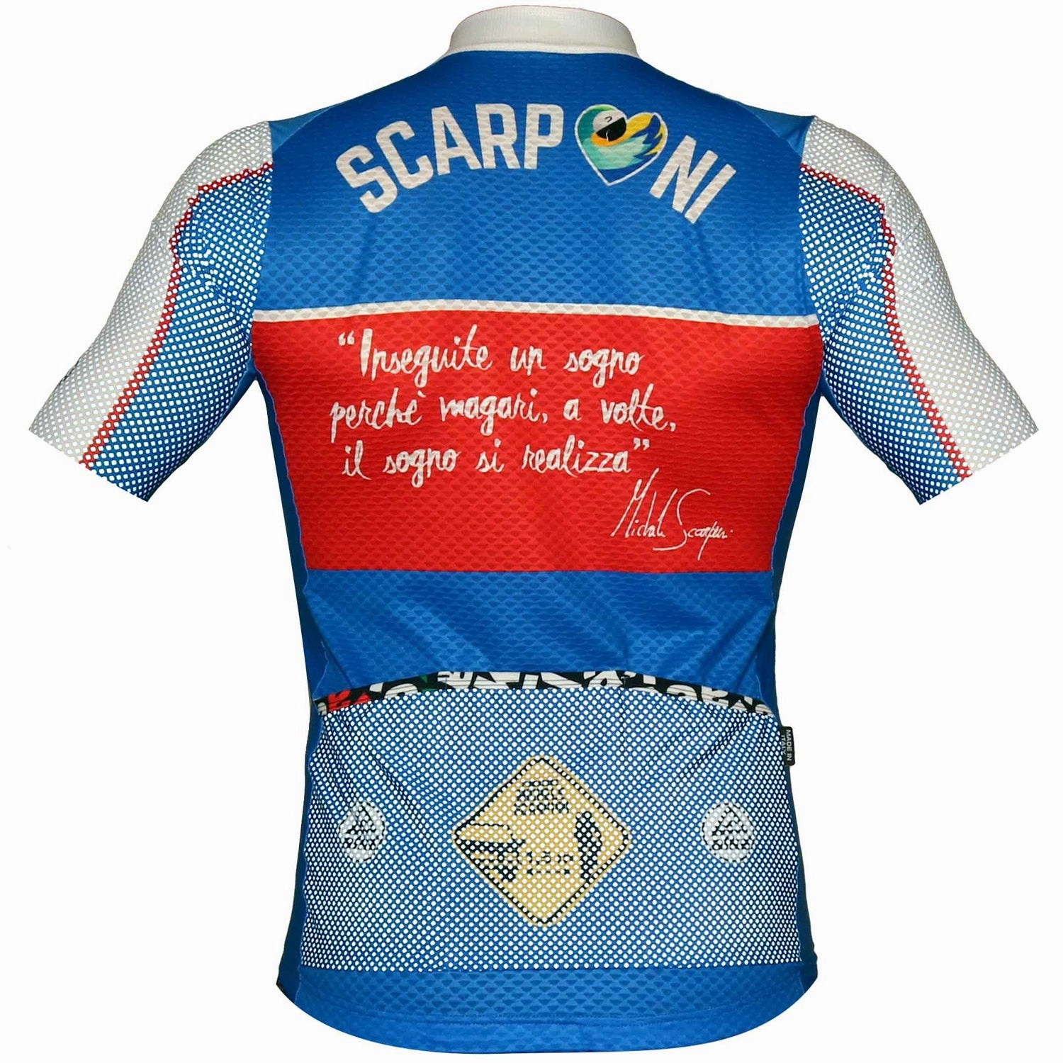 Alka Michele Scarponi Reflex jersey - Blue