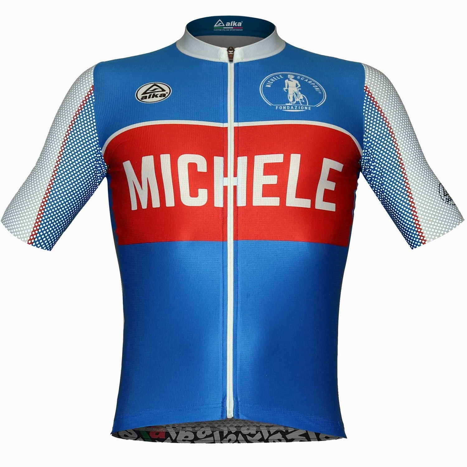 Alka Michele Scarponi Reflex jersey - Blue