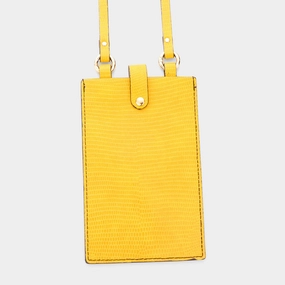 Sweet Deal Today Alligator Pattern Faux Leather Travel Neck Pouch Bag