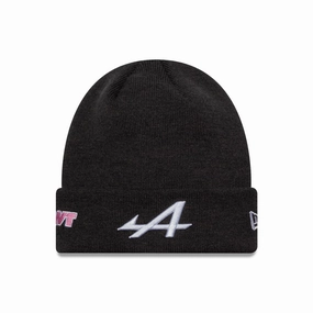 Alpine Racing Polyana Black Cuff Knit Beanie Hat Hot Offer Frenzy