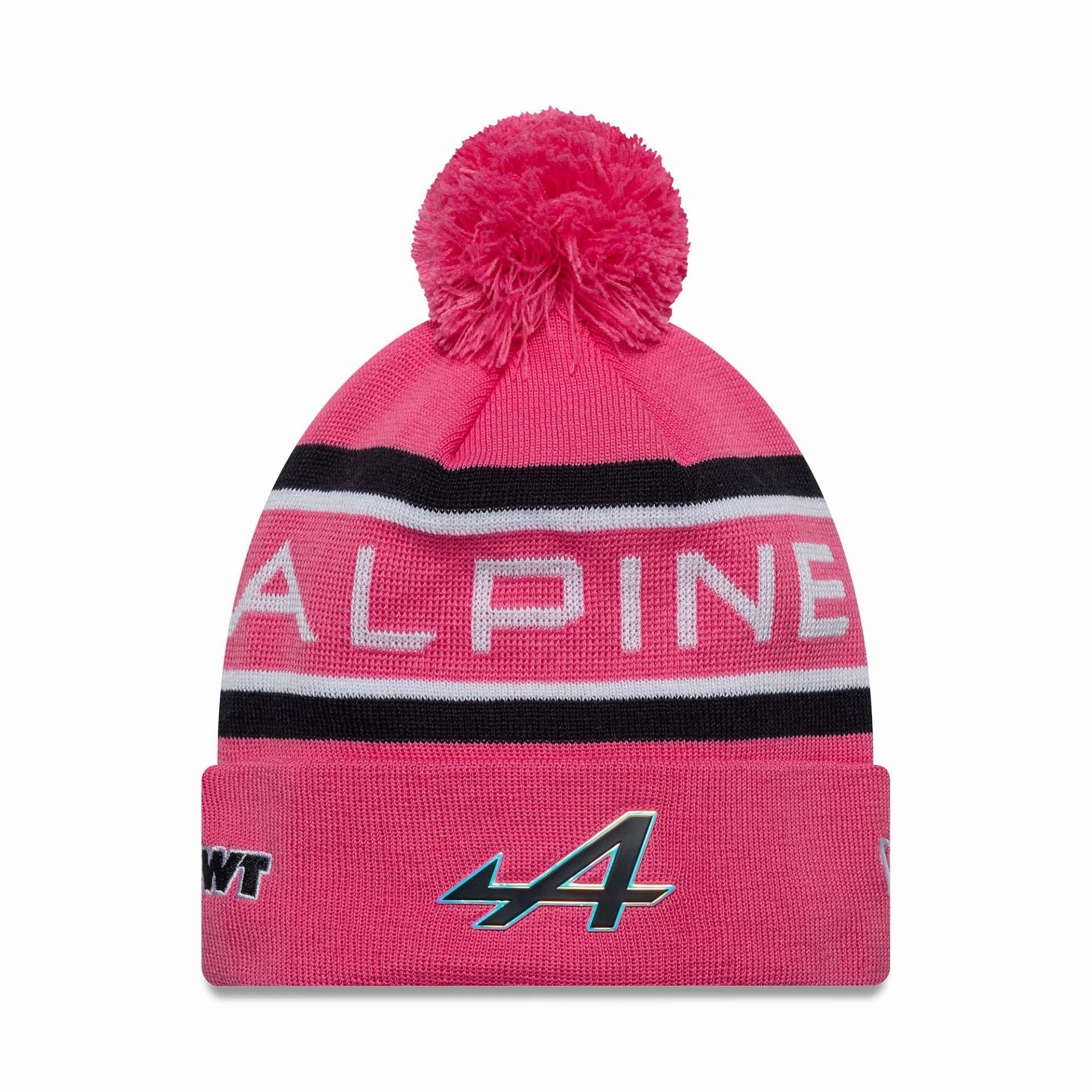Online Exclusive Steal Flash Deal Today Alpine Racing Replica Driver Pierre Gasly Pink Cuff Knit Beanie Hat