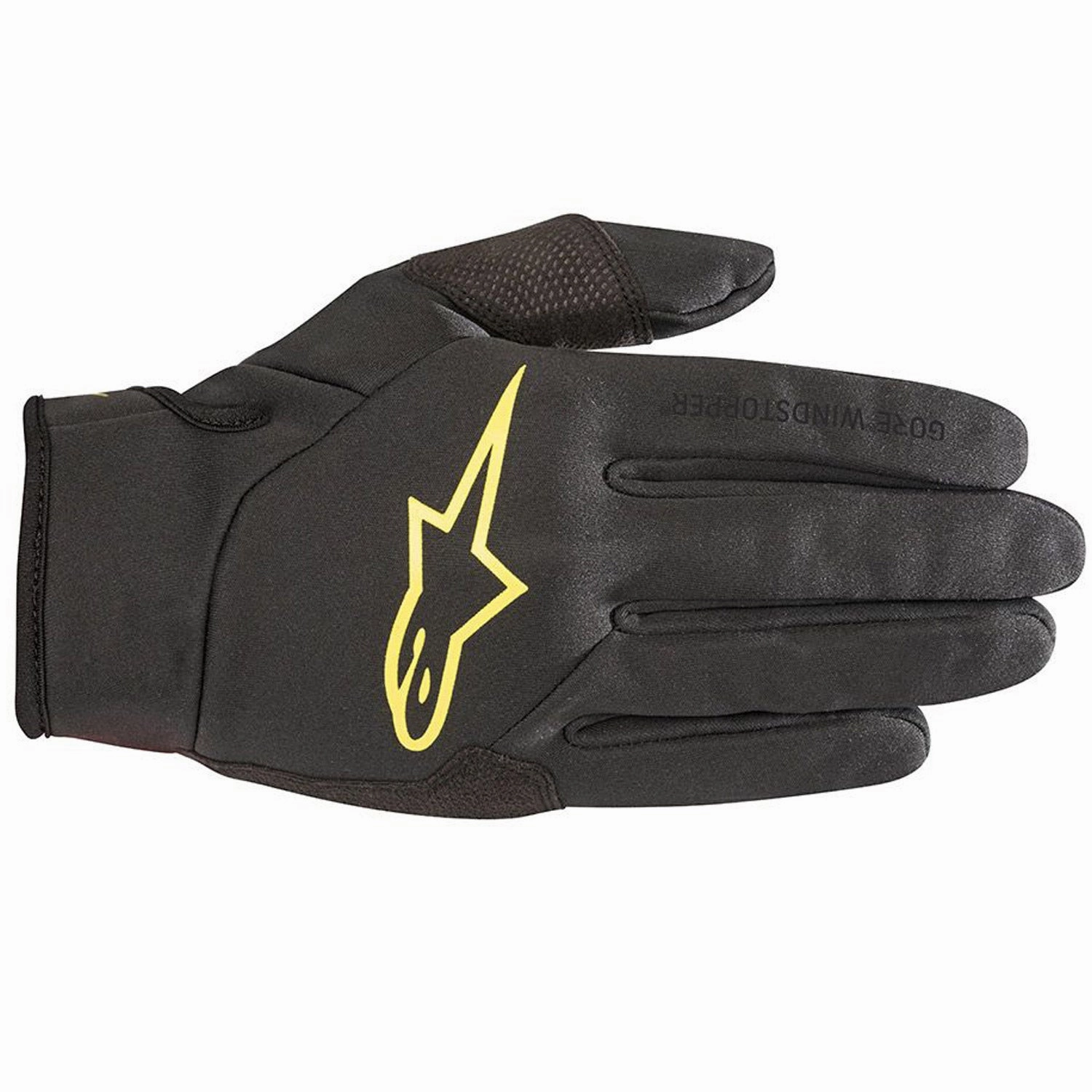 Alpinestars Cascade Gore Windstopper gloves - Black yellow