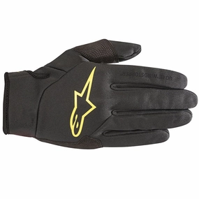 Alpinestars Cascade Gore Windstopper gloves - Black yellow