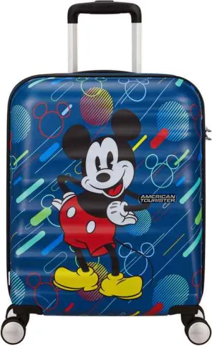 Clearance Event Alert Hot Offer Ending Soon American Tourister Disney Wavebreaker Carry-On Spinner Luggage - Mickey Future Pop