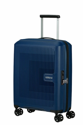 American Tourister Aerostep Expandable 55Cm Cabin Spinner | Navy Today Only Special