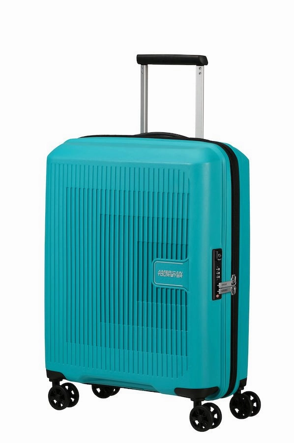 Special Price Today Steal Todays Offer American Tourister Aerostep Expandable 55Cm Cabin Spinner | Turquoise Tonic