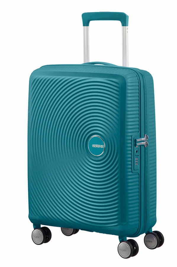 American Tourister Soundbox 55Cm Cabin Spinner - Expandable | Jade Green Big Hot Sale Best Deal Today