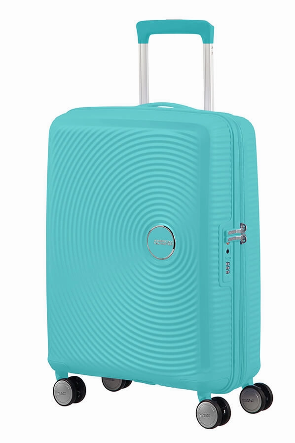 American Tourister Soundbox 55Cm Cabin Spinner - Expandable | Poolside Blue MustShop Sale