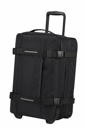 American Tourister Urban Track Duffle Small 55L |  Asphalt Black Daily Deal Frenzy Limited Stock Alert