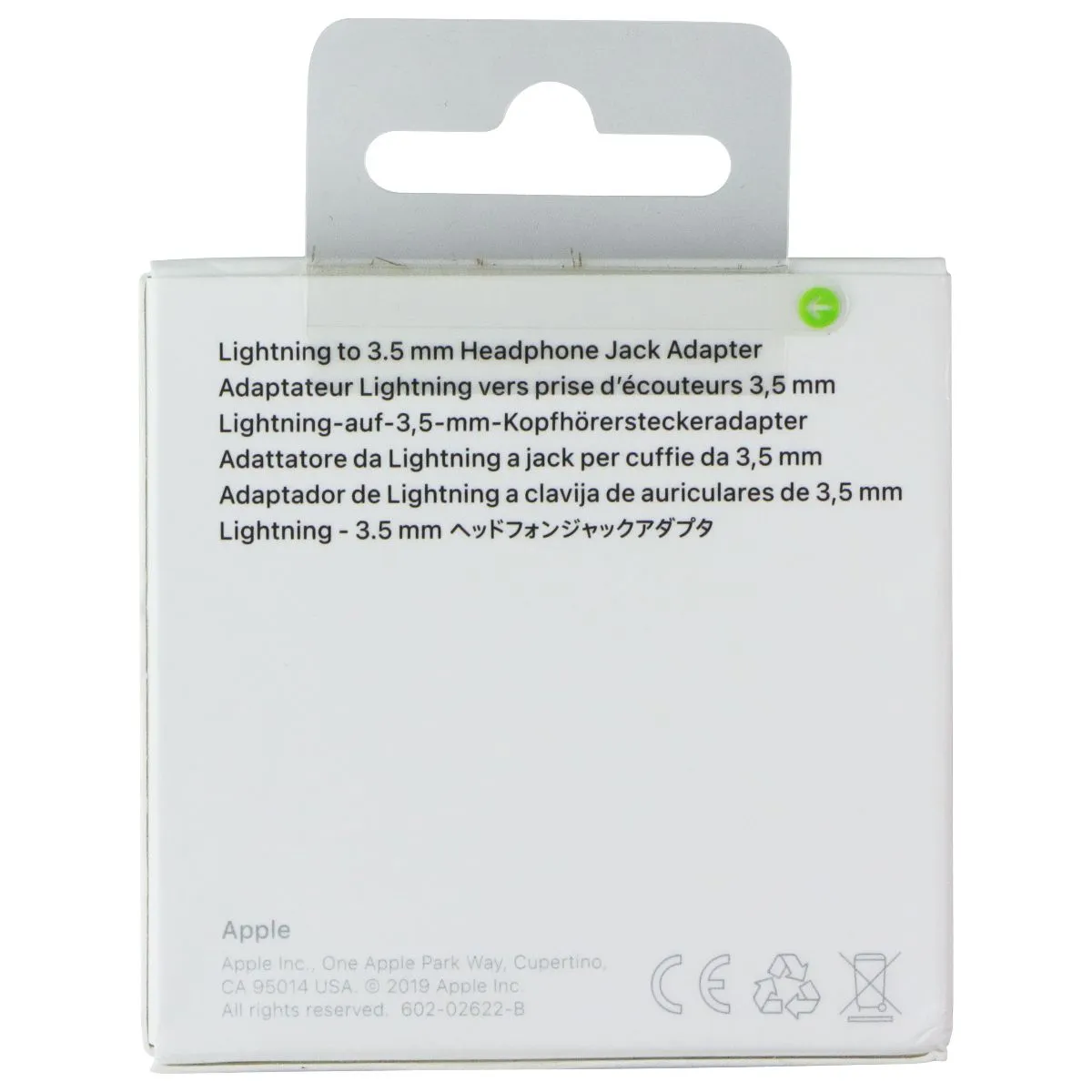 Apple Lightning 8-Pin To 3.5Mm Female Headphone Jack For Iphone/Ipad (Mmx62Am/A) Clearance Sale Special Deals Online