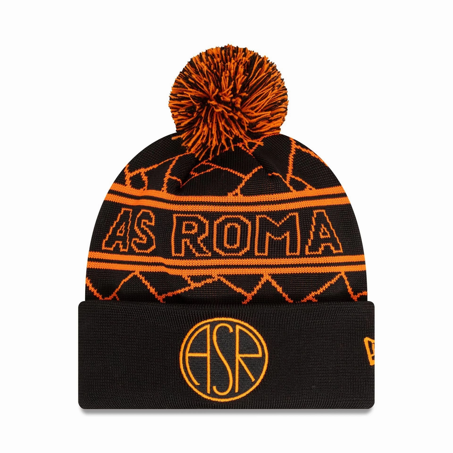 As Roma Black Sport Knit Beanie Hat Black & Orange Dont Miss This Offer Special Offer Inside