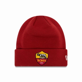 As Roma Core Dark Red Cuff Knit Beanie Hat Hot Pick of the Day Big Price Drop