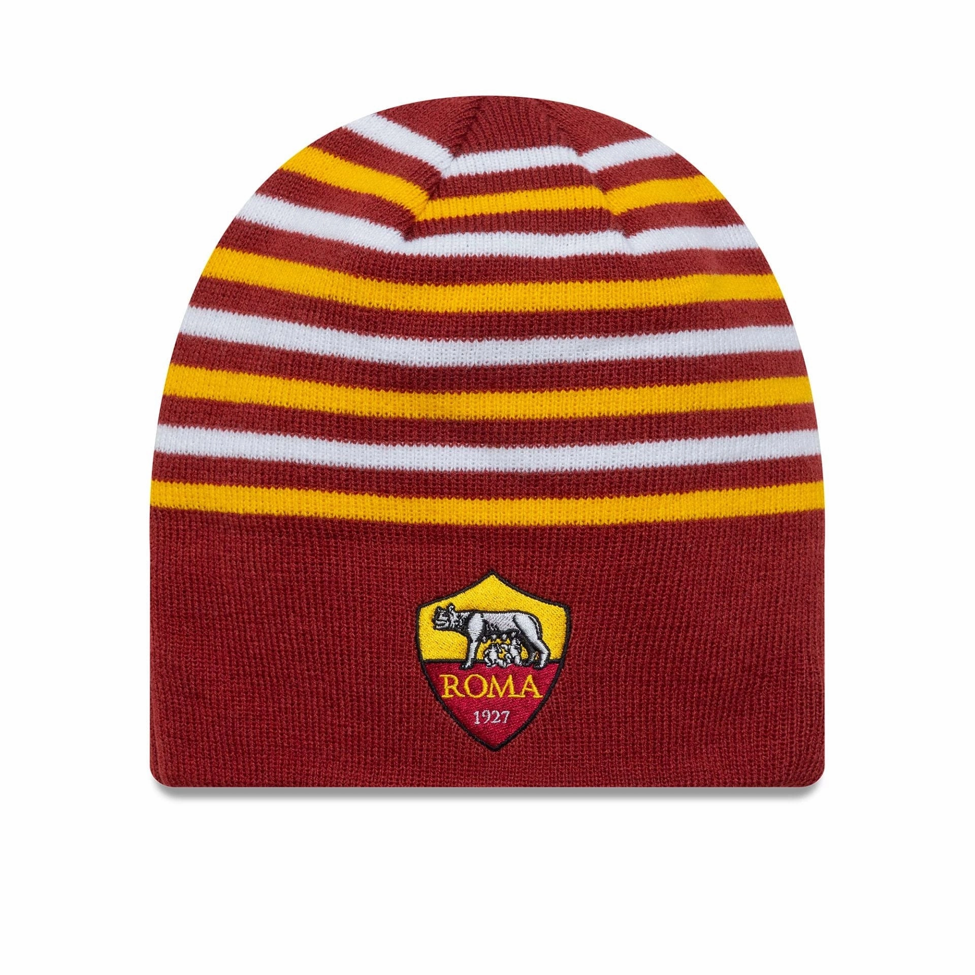 As Roma Stripe Dark Red Skull Knit Beanie Hat Grab Your Savings