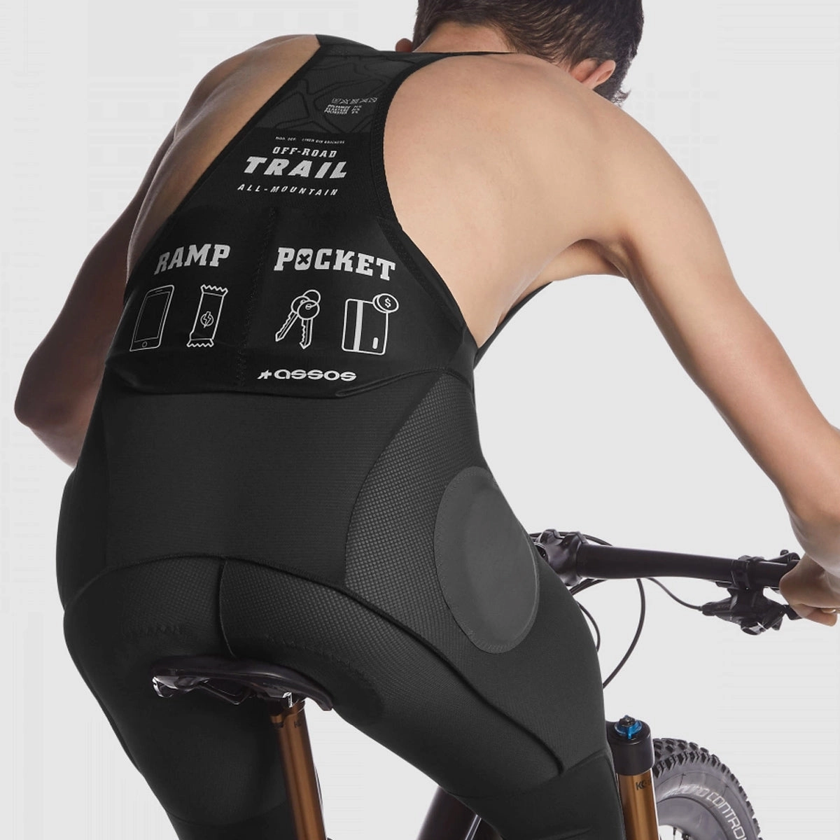Assos Trail Liner bib knickers - Black