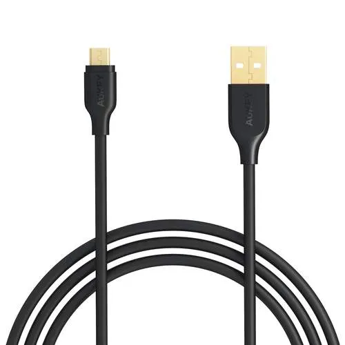 Aukey Cb-Md2 Gold-Plated Reinforced Qualcomm Quick Charge 2.0/3.0 Micro Usb Cable (2M) Online Exclusive Steal Big Hot Sale