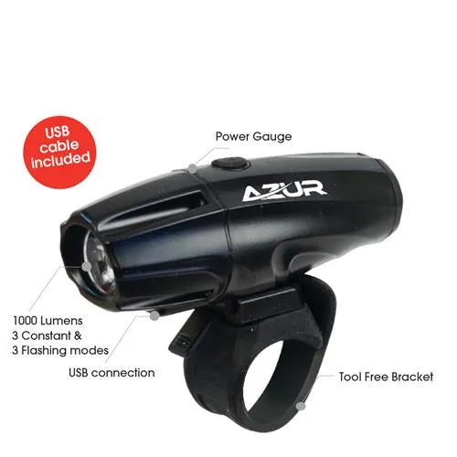 Azur Cove 1000lm USB Front Light