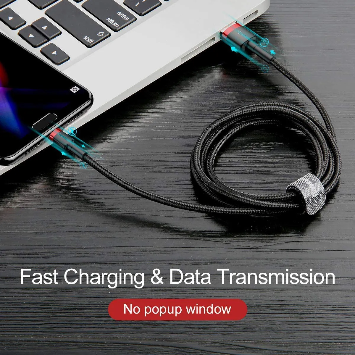 Hot Pick Deal Baseus Cafule Cable Usb For Type-C Catklf-C91_