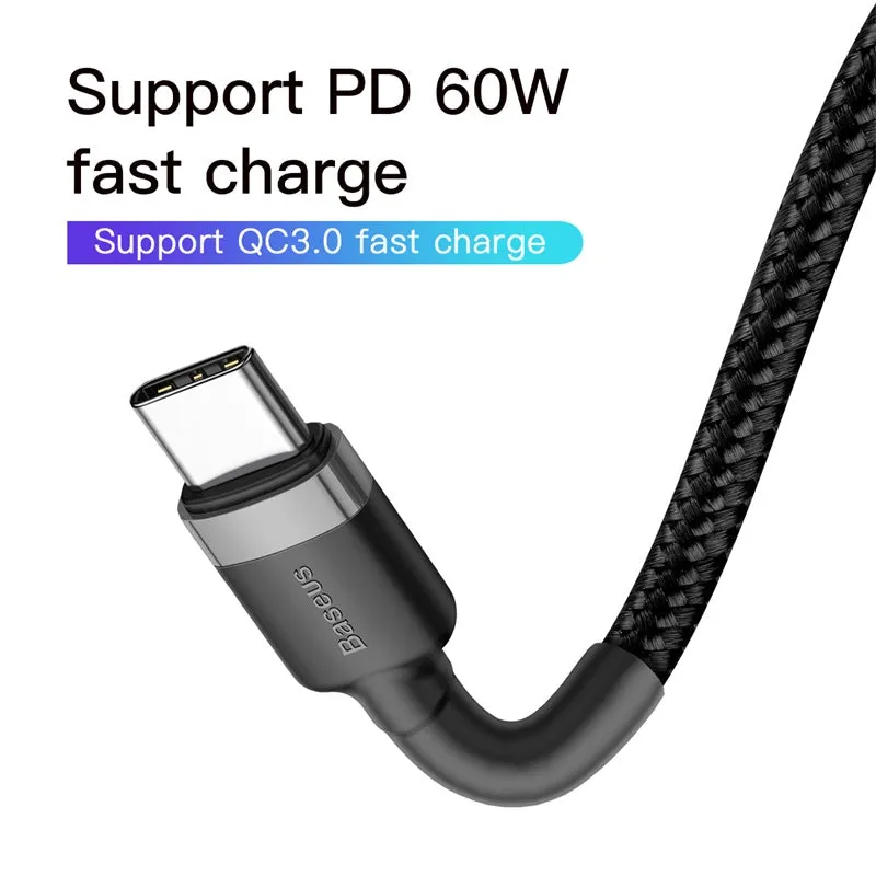 Baseus Cafule Type-C Pd2.0 60W Flash Charging Data Line (20V 3A) Special Steal Event