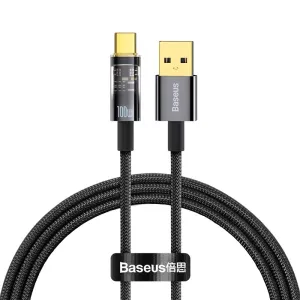 Online Exclusive Steal Hot Pick Sale Baseus Explorer Series Auto Power-Off Fast Charging Data Cable Usb To Type-C 100W