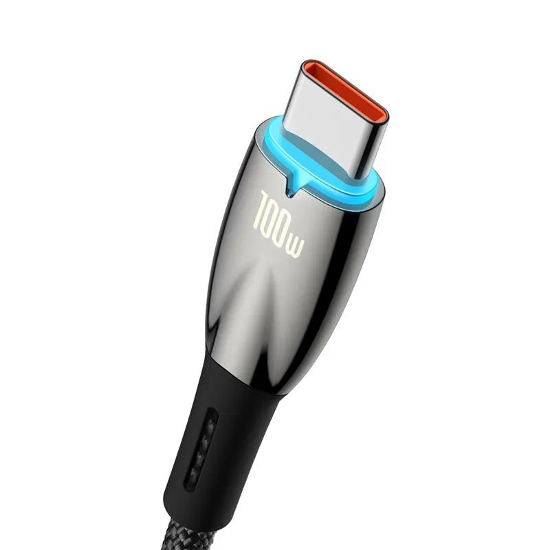 Last Chance Offer MustHave Deal Baseus Glimmer Series Fast Charging Cable Usb-A - Usb-C 100W