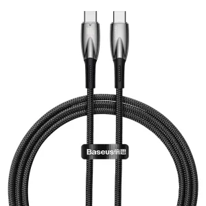 Shop Today Save Best Price Today Baseus Glimmer Series Fast Charging Data Cable Type-C To Type-C 100W