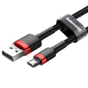 Special Surprise Sale MustShop Sale Baseus Nylon Braided Micro Pin Fast Charging Data Cable 2.4A