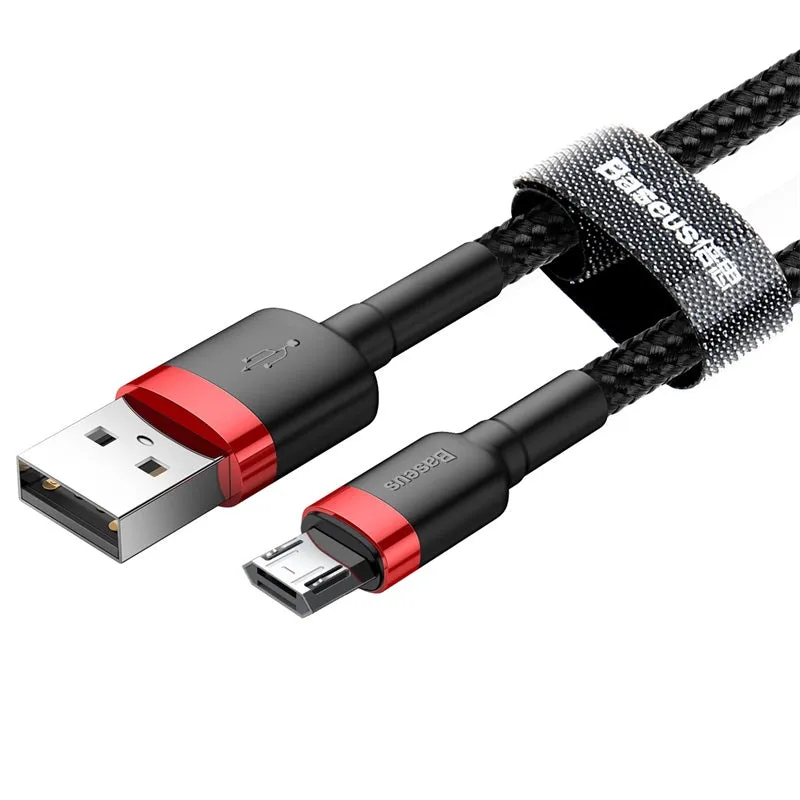 Special Surprise Sale MustShop Sale Baseus Nylon Braided Micro Pin Fast Charging Data Cable 2.4A