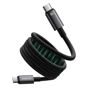 Baseus Tungsten Gold Magnetic Charging Cable Usb-C To Usb-C 100W 1M Cluster Black-P10319805111-00 Clearance Blowout Special Offer Inside