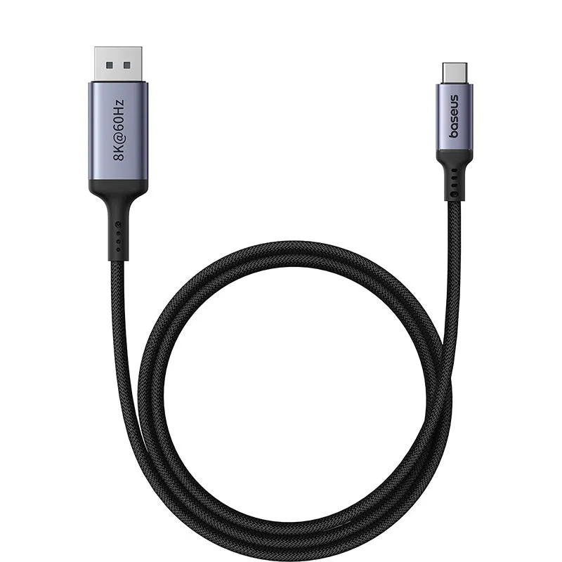 Baseus Type-C To Dp 8K 2M Adapter Cable High Definition Series  Cluster Black-B0063370D111-01 Perfect Gift Offer Gift Ideas Galore