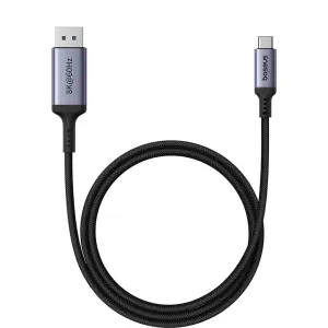 Baseus Type-C To Dp 8K 2M Adapter Cable High Definition Series  Cluster Black-B0063370D111-01 Perfect Gift Offer Gift Ideas Galore