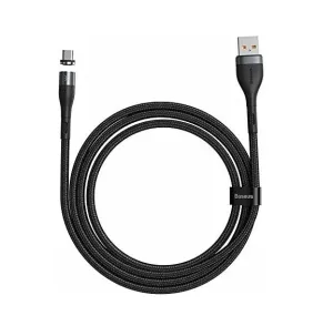 Baseus Zinc Magnetic Fast Charging Data Cable Usb To Micro 3A 1M - Black Big Savings Event Hot Sale Today