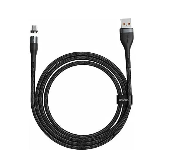 Baseus Zinc Magnetic Fast Charging Data Cable Usb To Micro 3A 1M - Black Big Savings Event Hot Sale Today