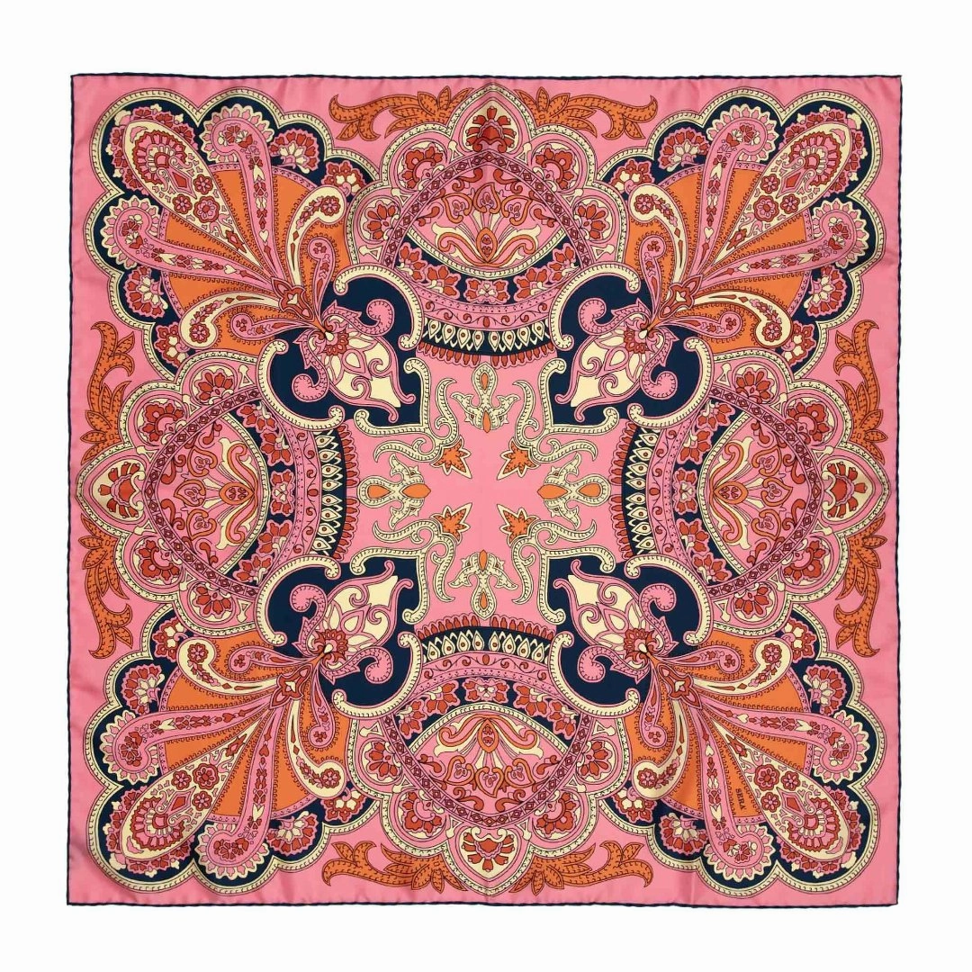 Best Deal Online Daily Clearance Deal Beatrice Pink Silk Scarf