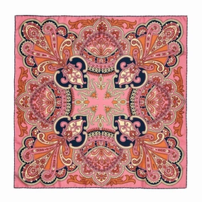 Best Deal Online Daily Clearance Deal Beatrice Pink Silk Scarf