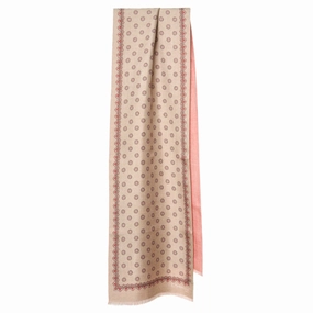 Beige Double Silk Scarf Instant Deal Today Grab Save Today