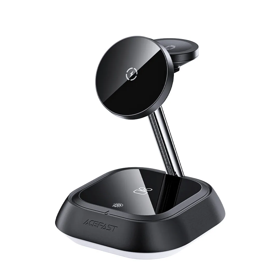 Big Hot Sale Acefast 3-In-1 Fast Charging Magnetic Wireless Desktop Stand (20.5W)