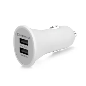 Trending Today Steal Save Big Today 12W Dual Usb Mini Car Charger | White