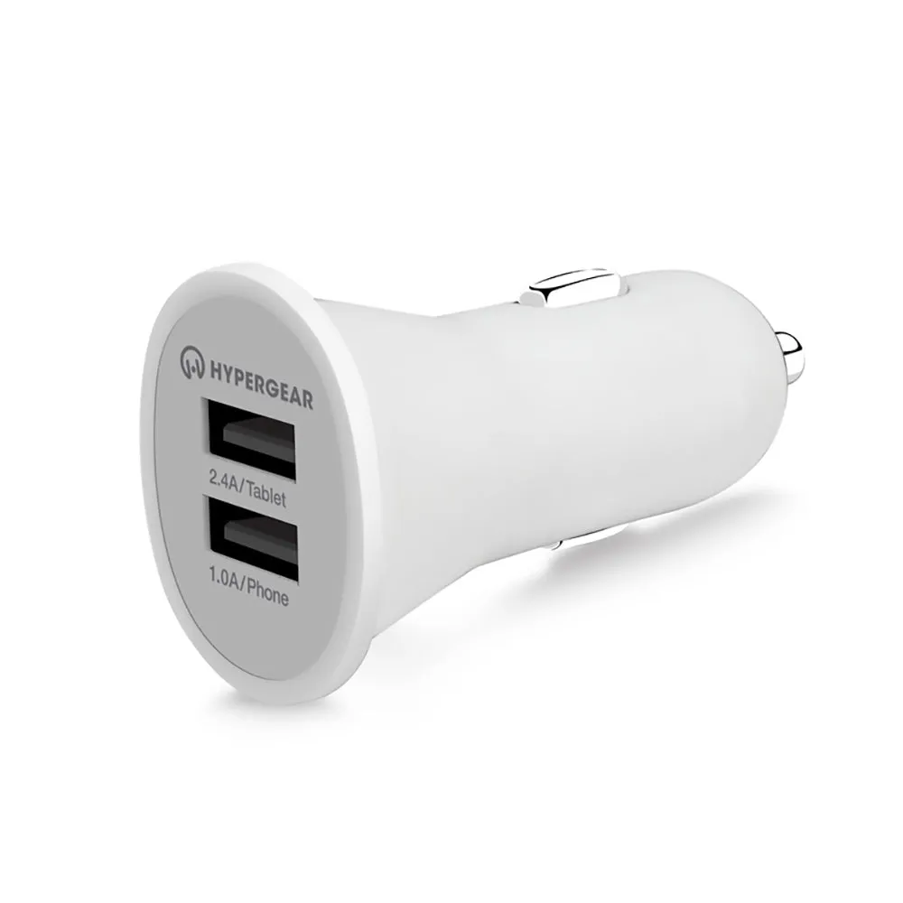 Trending Today Steal Save Big Today 12W Dual Usb Mini Car Charger | White