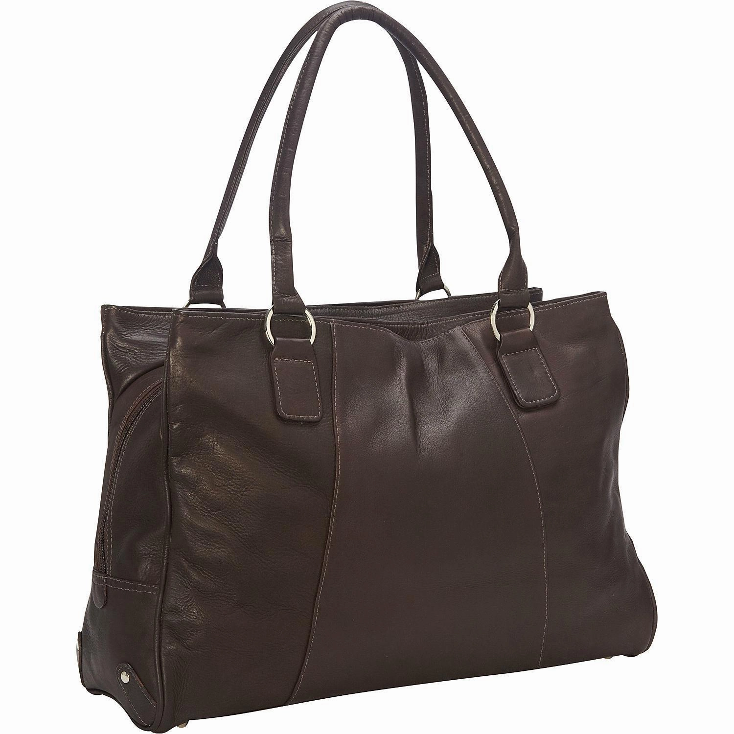 Flash Offer Today Dont Miss This Steal Piel Leather Laptop Travel Tote