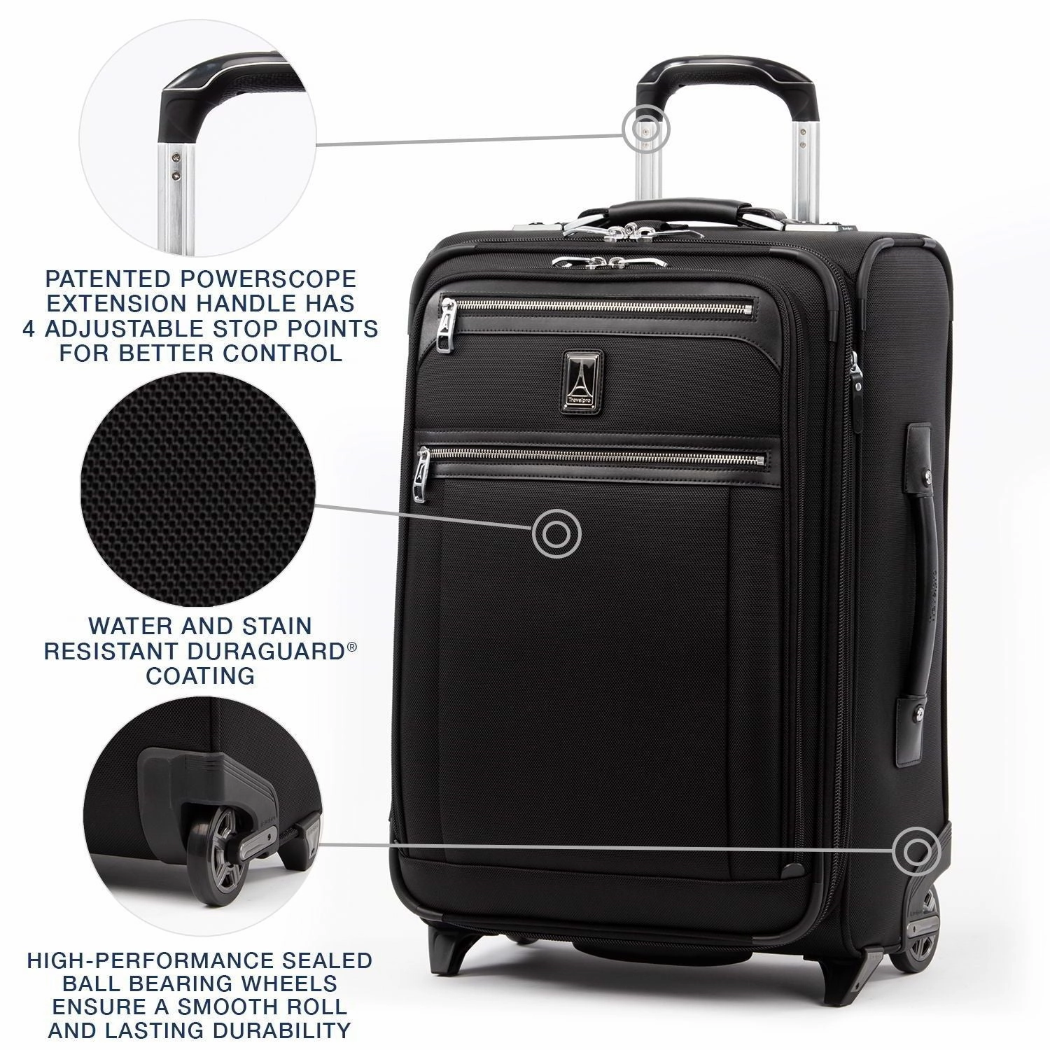 Platinum Elite 22" Expandable Carry-On Rollaboard Trending Hot Picks