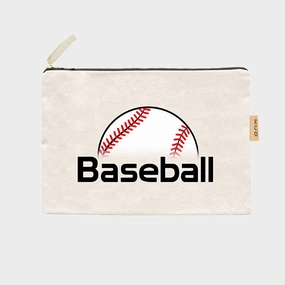 Hot Sale Alert 'Baseball'Cotton Canvas Eco Pouch Bag
