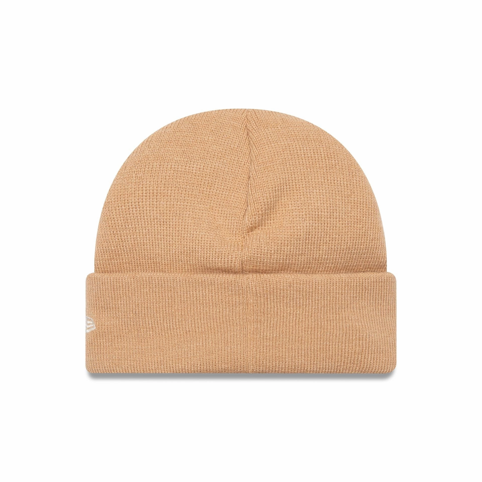 New Era Beige Short Cuff Knit Beanie Hat Hot Pick Online Hot Offer Event