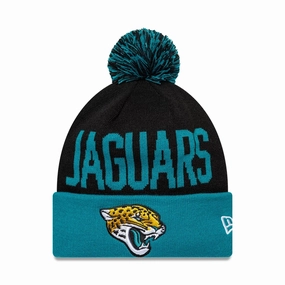 Jacksonville Jaguars Nfl London Games 2025 Black Cuff Knit Beanie Hat Price Drop Alert